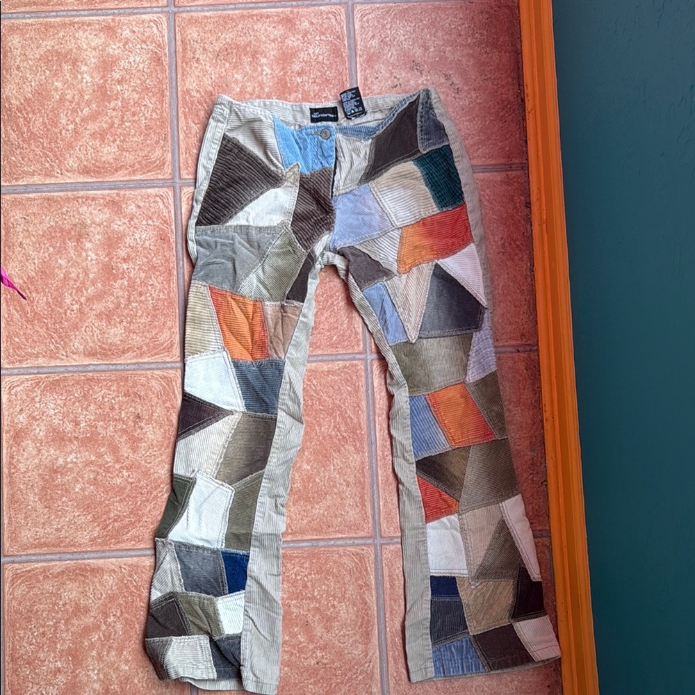 Patchwork Multicolor Pants